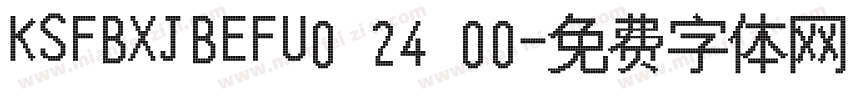 KSFBXJBEFU0 24 00字体转换